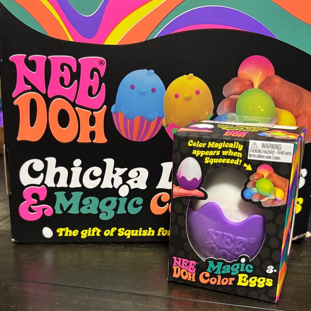 NEEDOH Magic Color Egg Squishy Toy - Purple